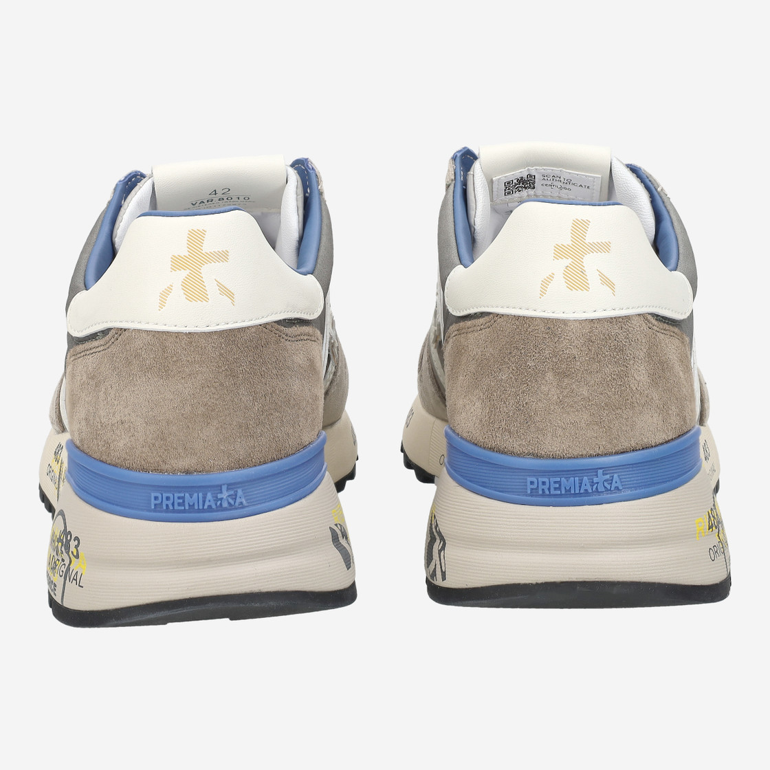 Premiata LANDER - Gray - Side view