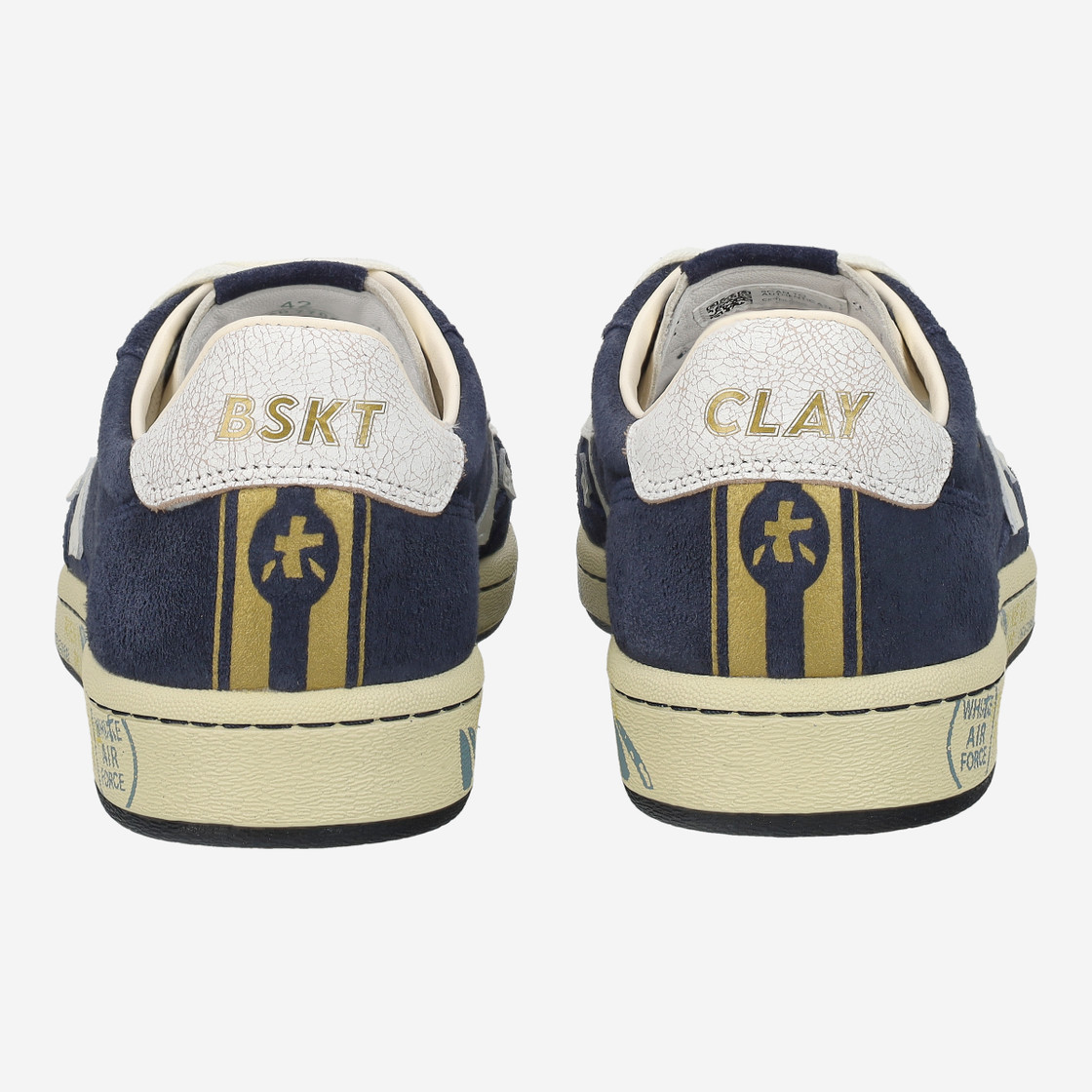 Premiata BSKTCLAY - Blue - Side view