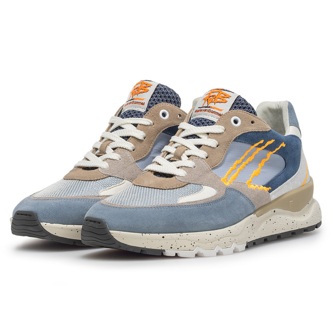 Floris van Bommel De Treener - Blue, dark - side view