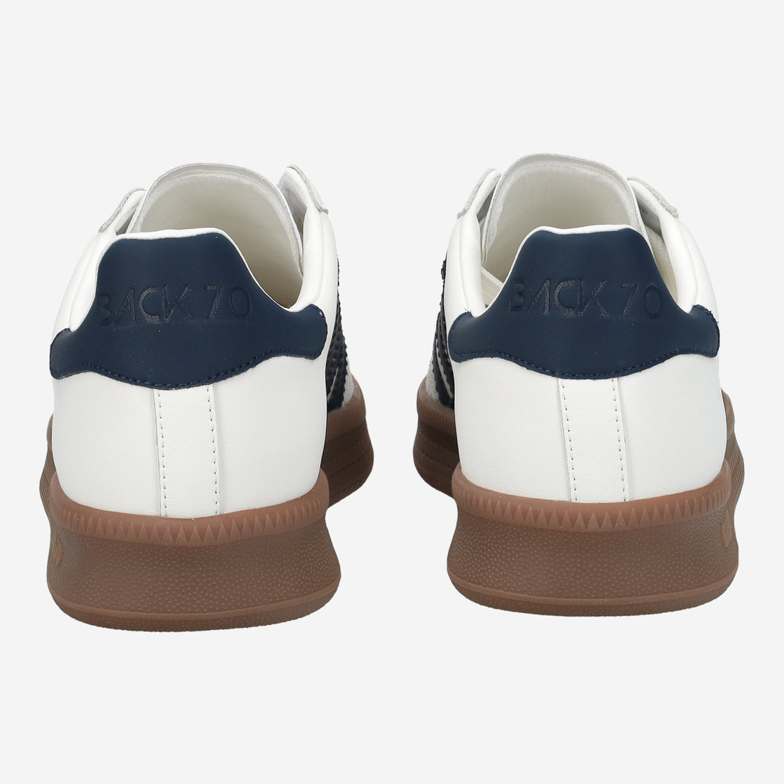 BACK 70 DOUBLE - Blue, combined - side view