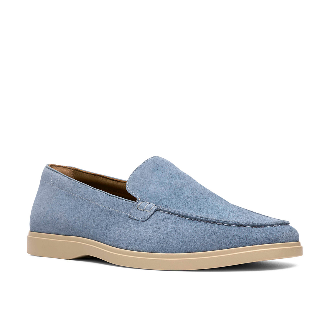 Clarks Torford Easy - Blue - Side view