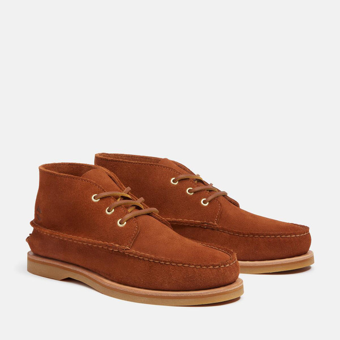 Timberland A5S99 CRAFTED BOAT SHOE - Brown - Side view