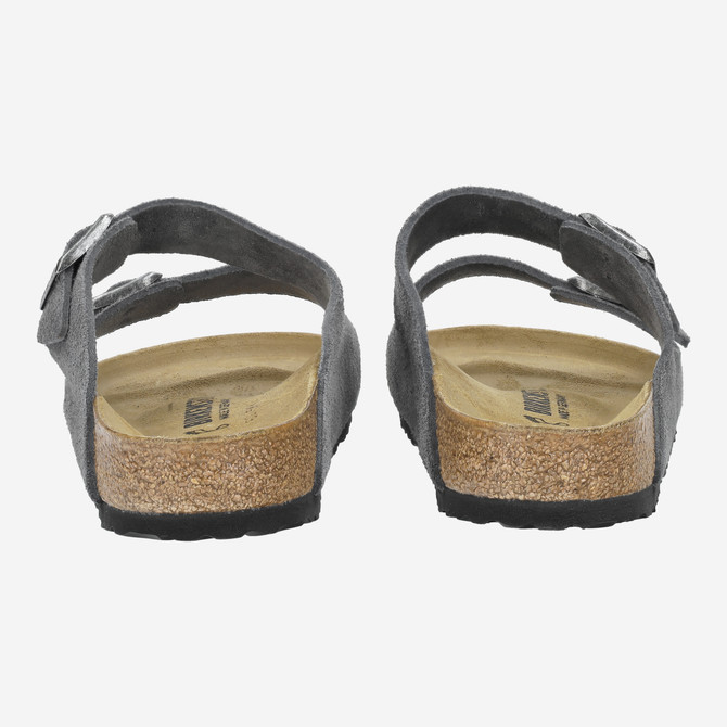 birkenstock ARIZONA SUEDE - Gray - Side view