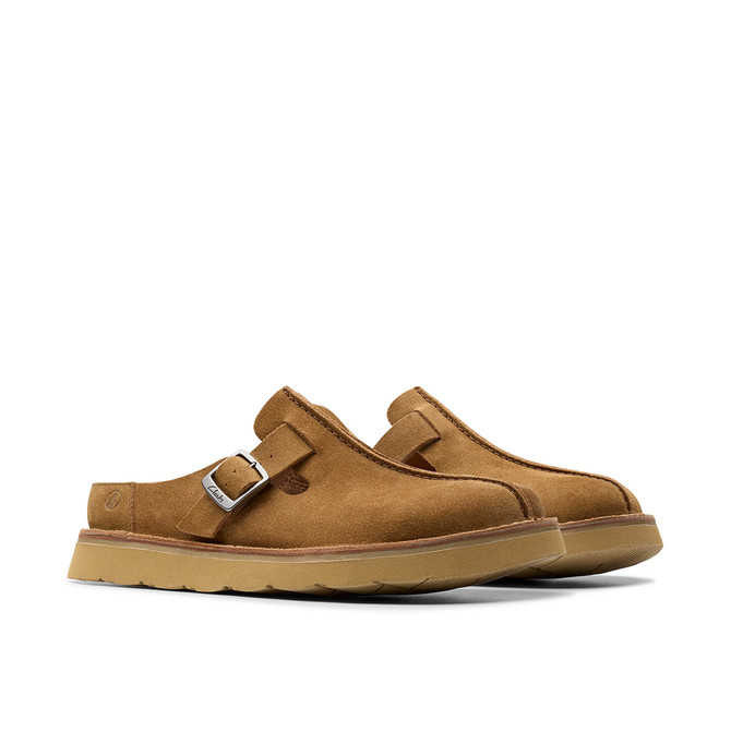 Clarks Solsbury Mule - Brown - Side view