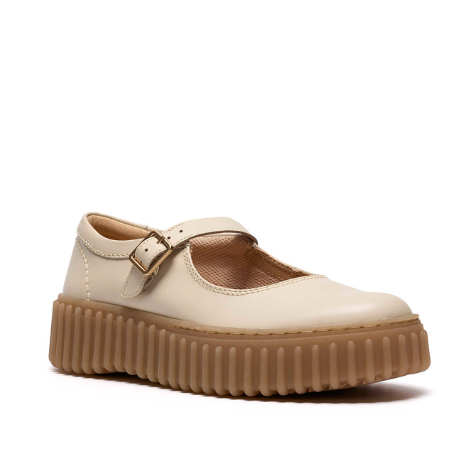 Clarks Torhill Jane - Beige - Side view