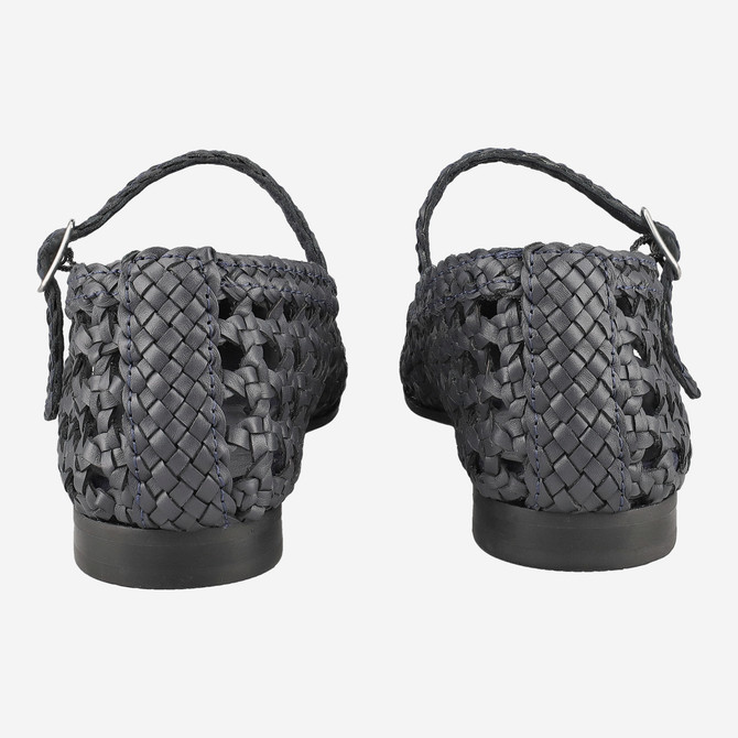 Donna Carolina CLARA BRAID STRAP - Blau - Seitenansicht