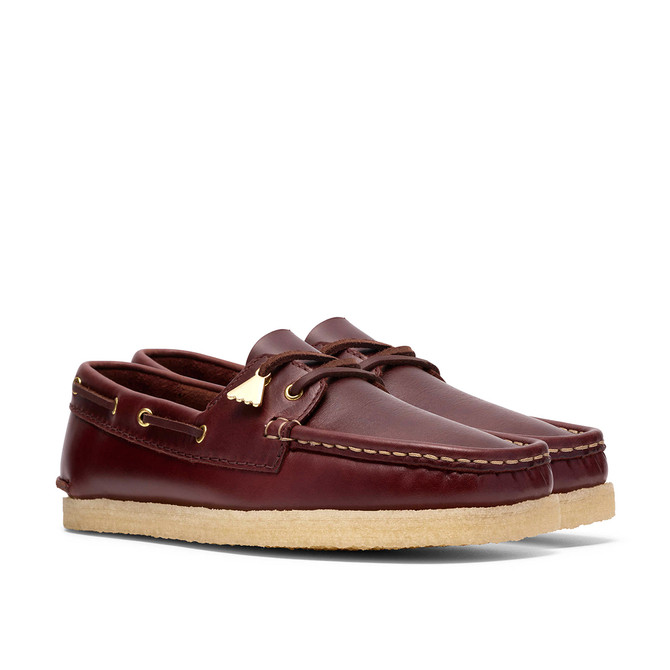 Clarks Godney Boat - Brown - Side view