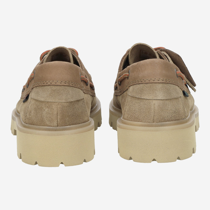 Clarks Cleyhill Boat - Beige - Side view