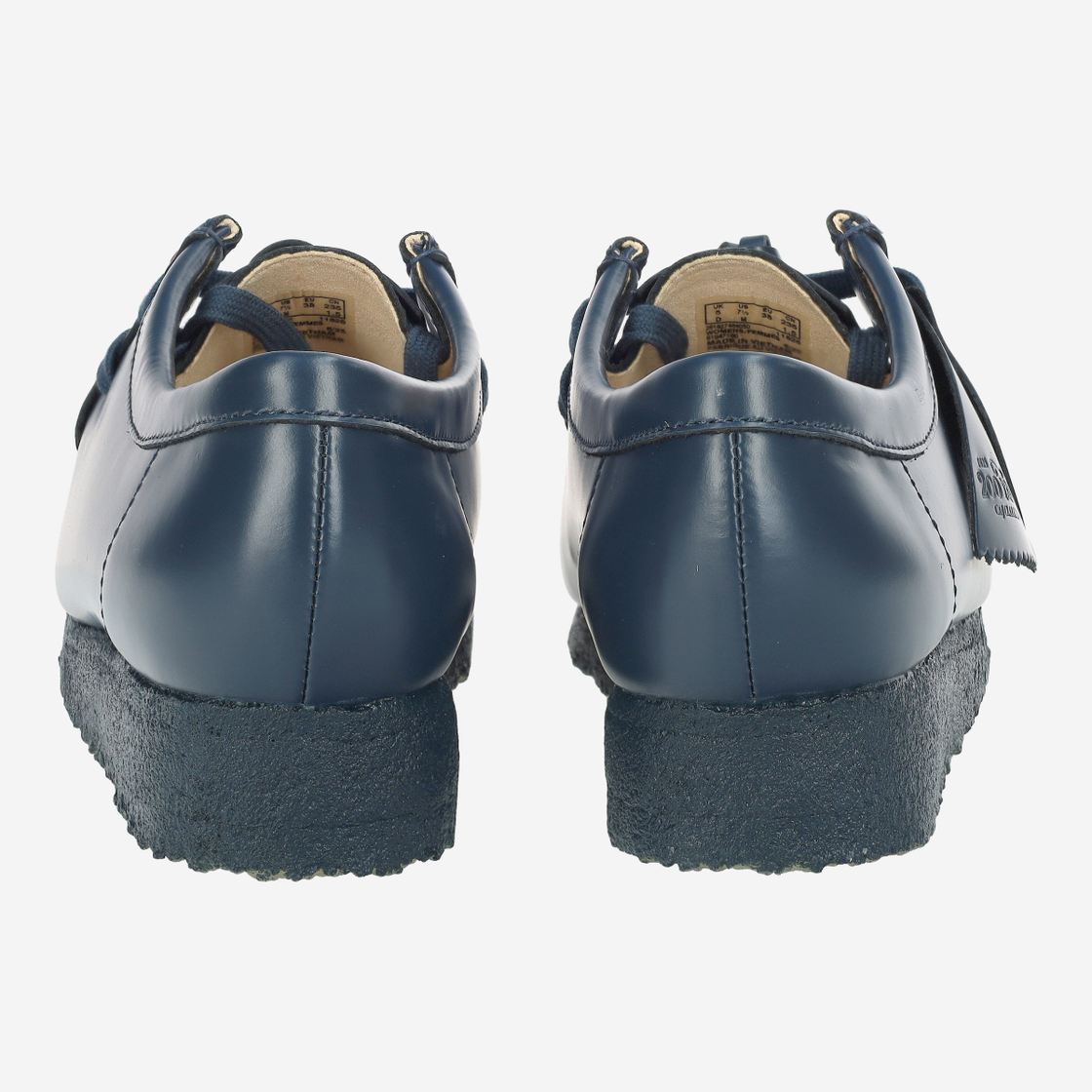 Clarks Wallabee. - Blue - side view