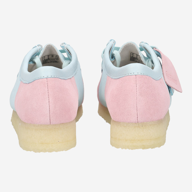 Clarks Wallabee - Blue, combined - side view