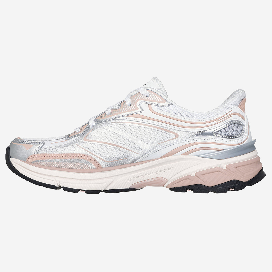Skechers STAMINA - Silver - Side view