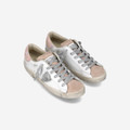 Philippe Model PRSX LOW - Vintage White / Rosé / Silver - Side view