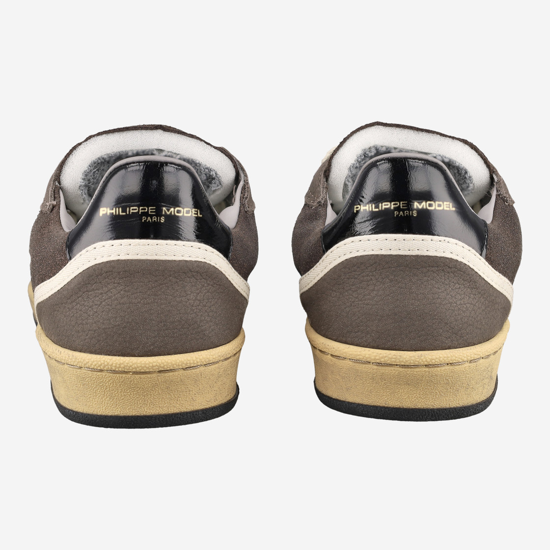 Philippe Model PGAL LOW - Braun / Metallic - Seitenansicht