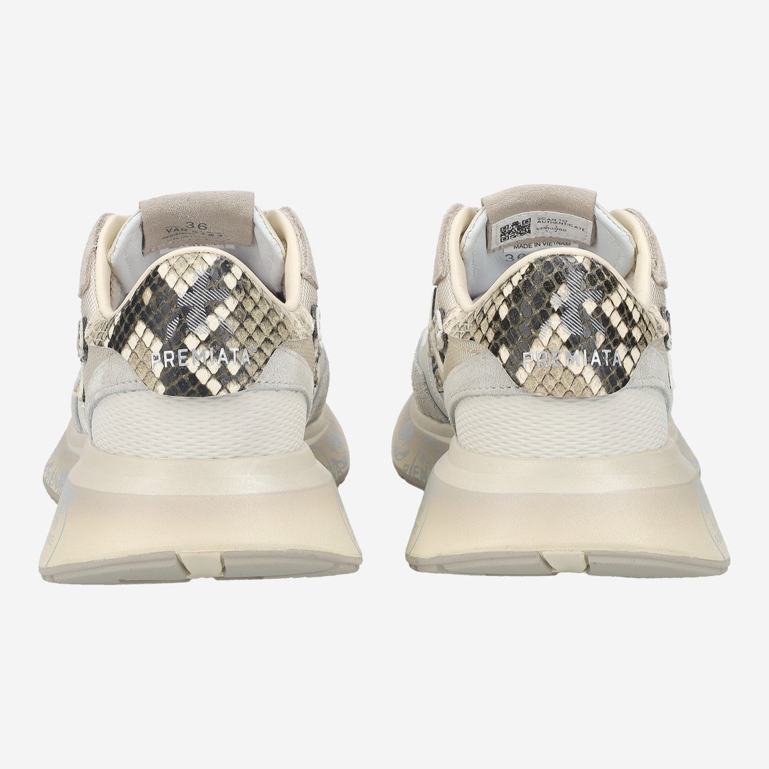 Premiata LAURYN - Beige - Side view