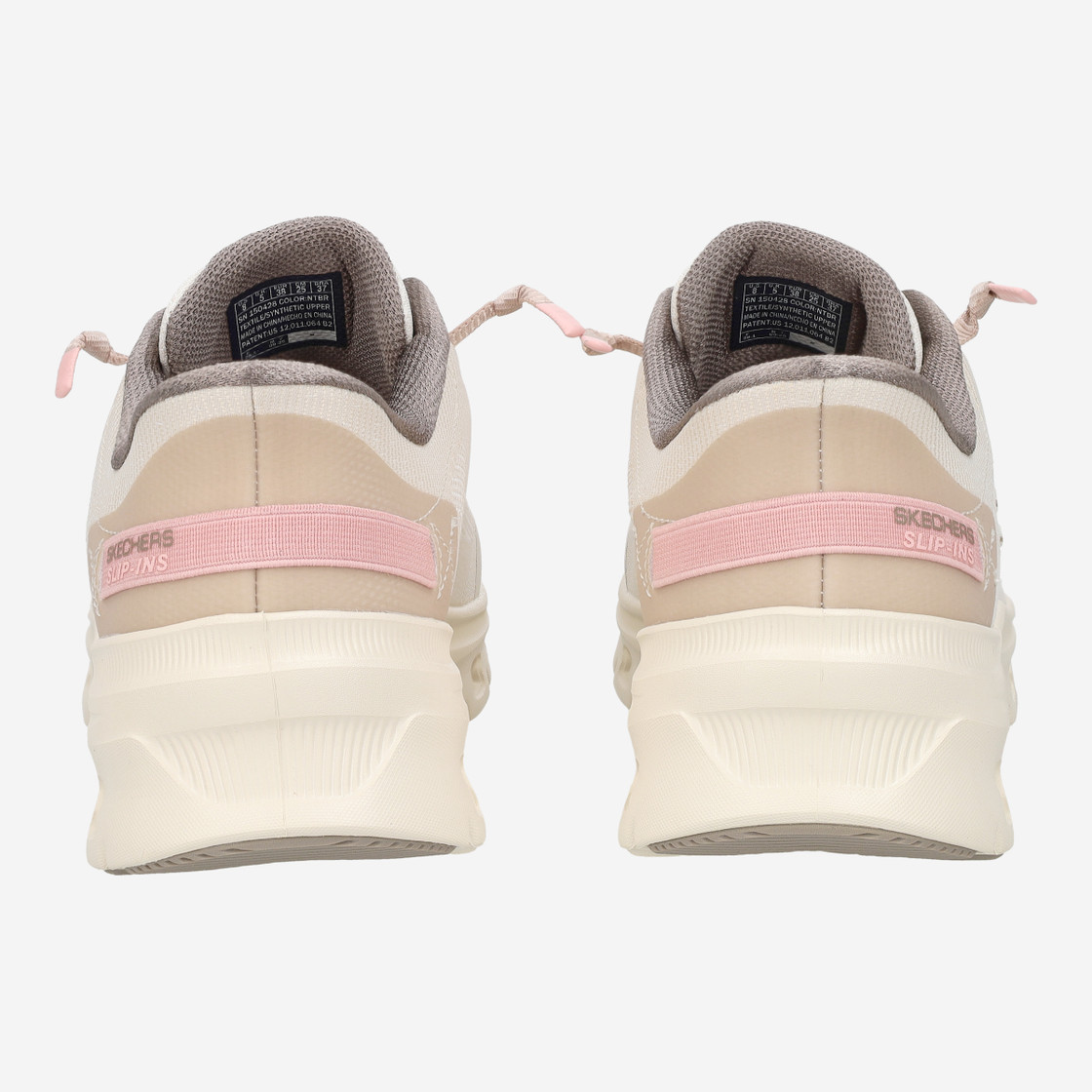 Skechers GLIDE STEP - Beige - Side view