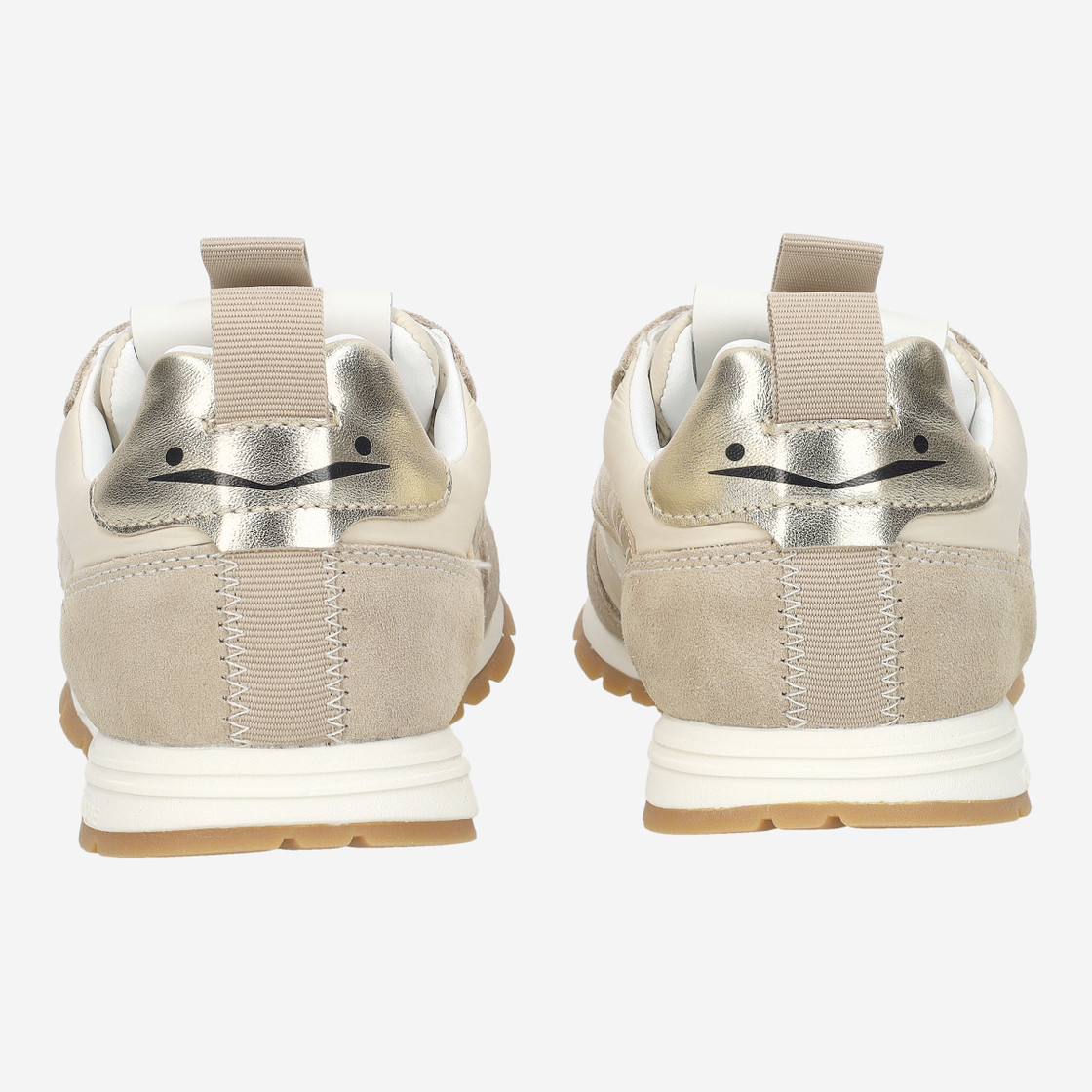 VOILE BLANCHE PLAY SNEAK - Beige combined - Side view