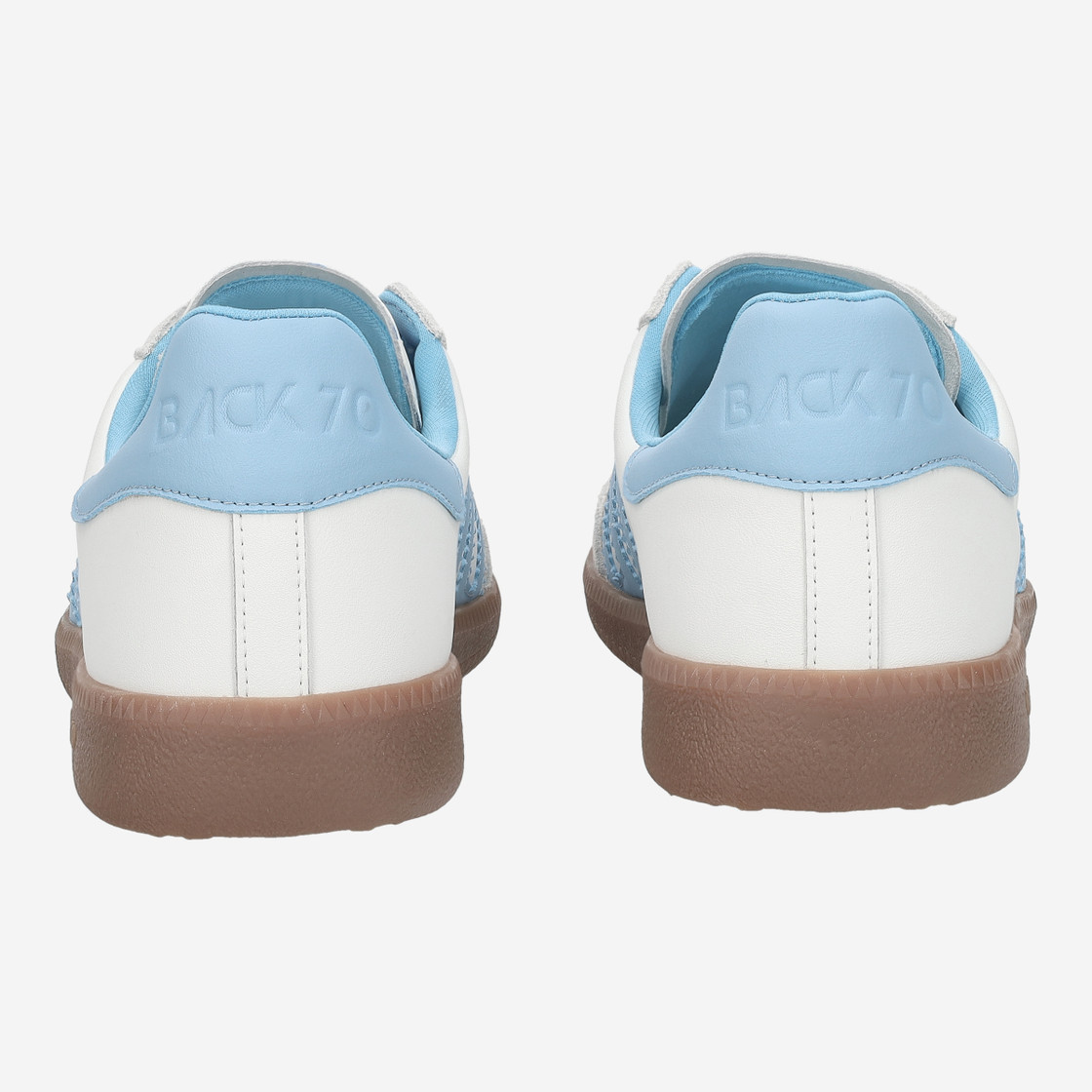 BACK 70 CLOUD - Blue (pastel) / White - Side view