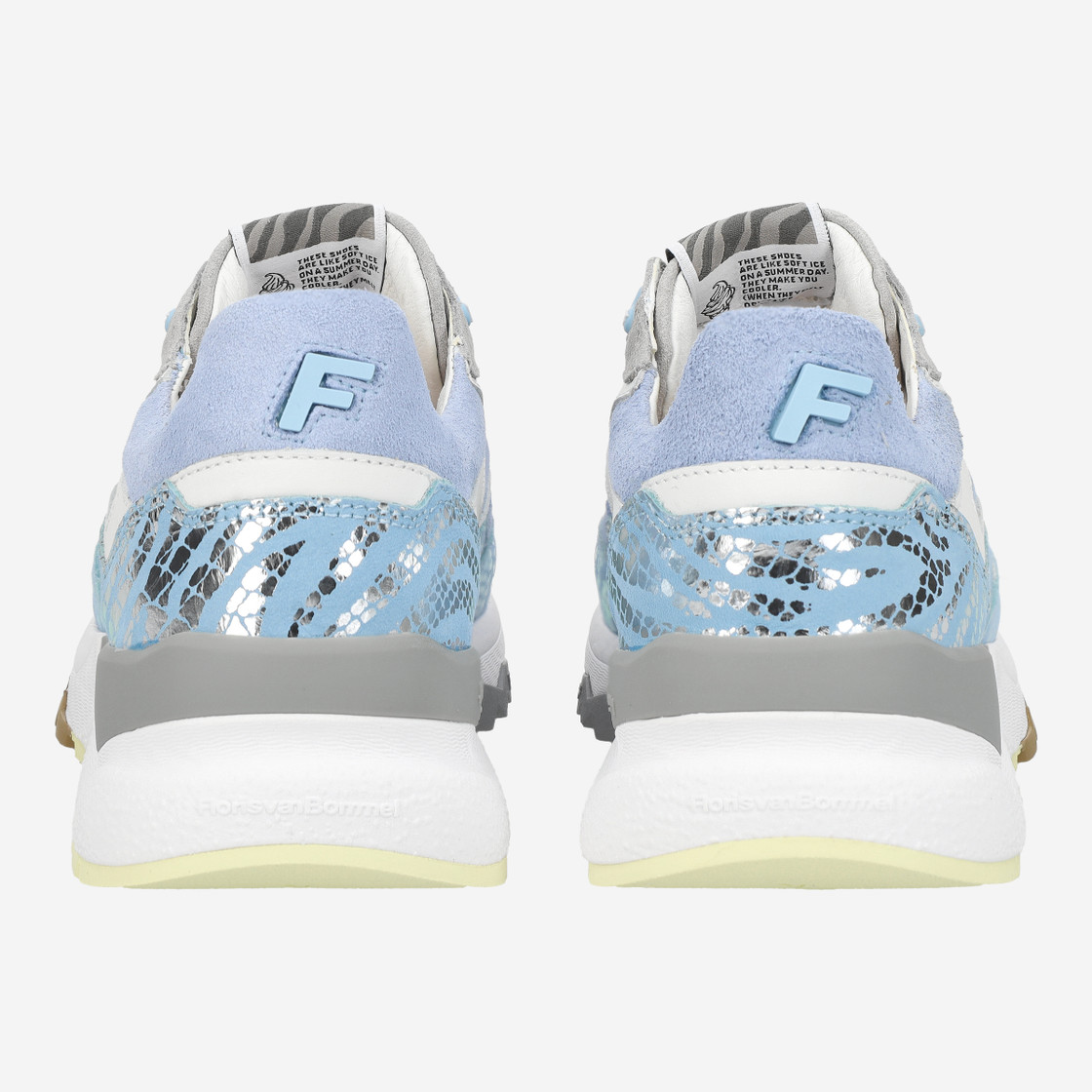 Floris van Bommel Treni - Blue, combined - side view