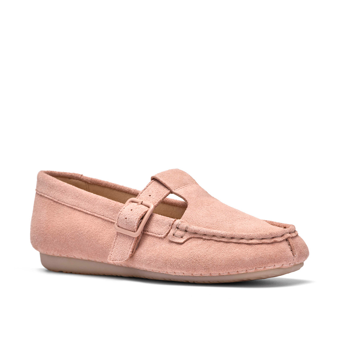 Clarks Freckle Tbar - Rose - Side view