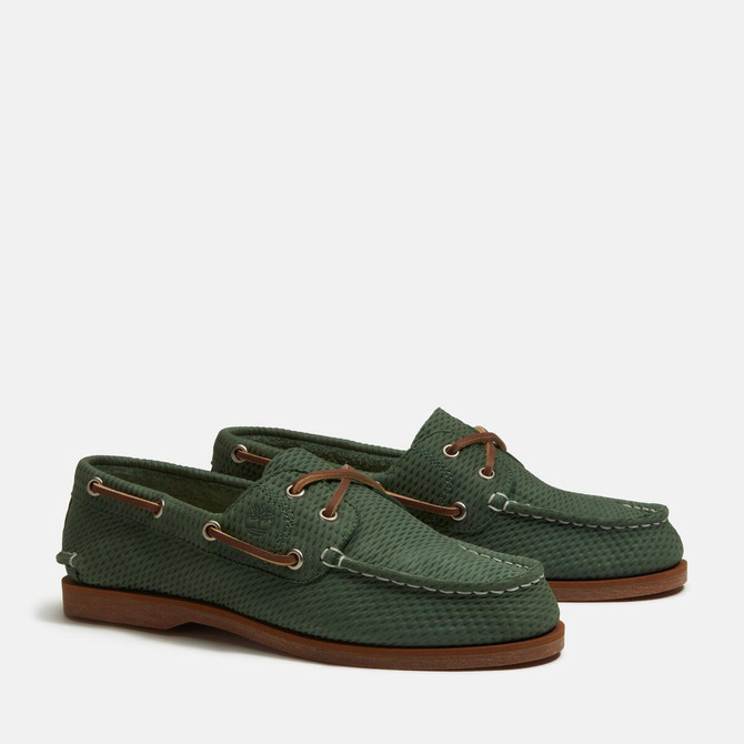 Timberland A2Q9X CLASSIC BOAT SHOE - Green - Side view