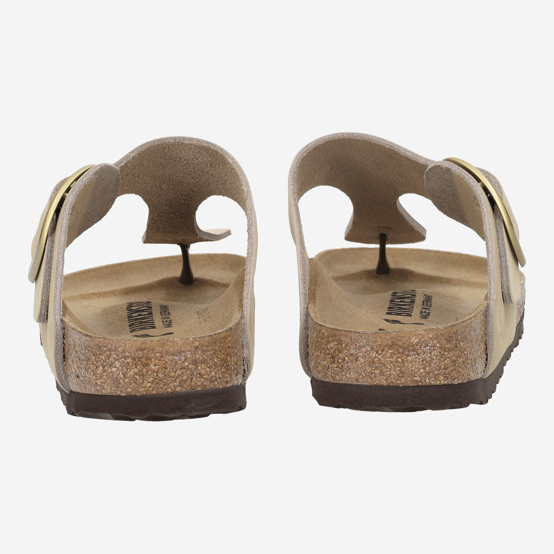 birkenstock GIZEH BIG BUCKLE - Braun / Beige - Seitenansicht