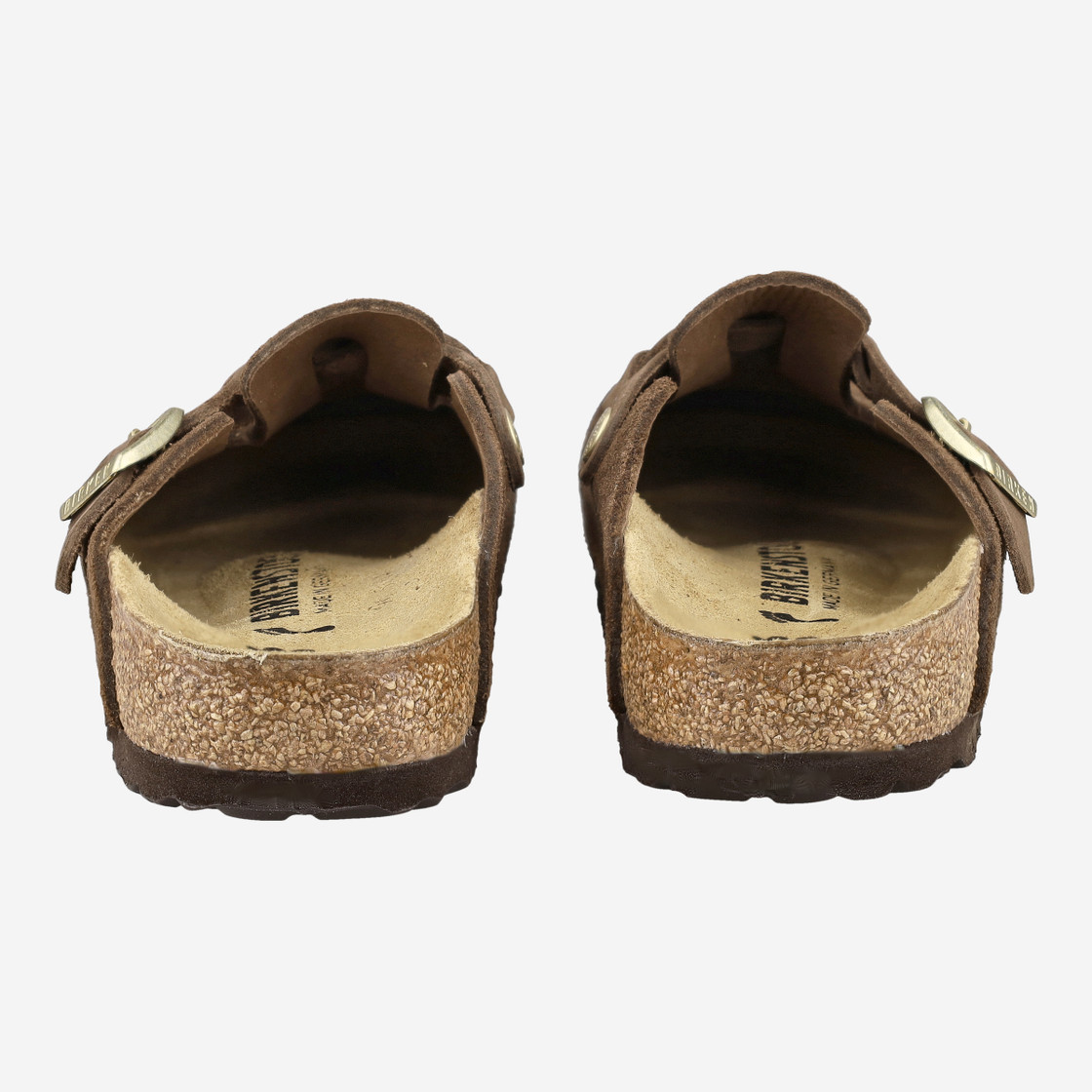 birkenstock BOSTON BRAIDED - Braun, dunkel - Seitenansicht