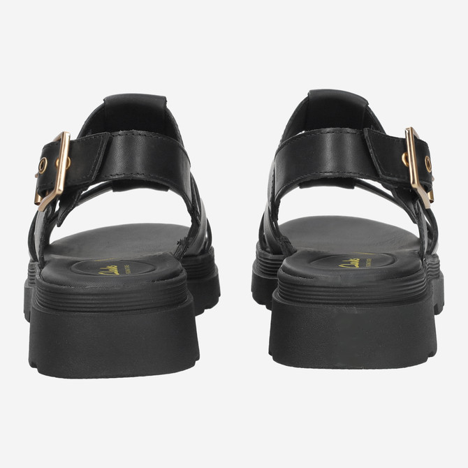 Clarks Orinoco3 Strap - Black - Side view