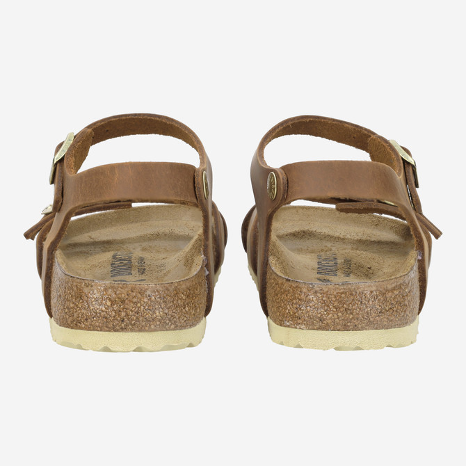 birkenstock KUMBA NATURAL LEATHER - Brown - Side view
