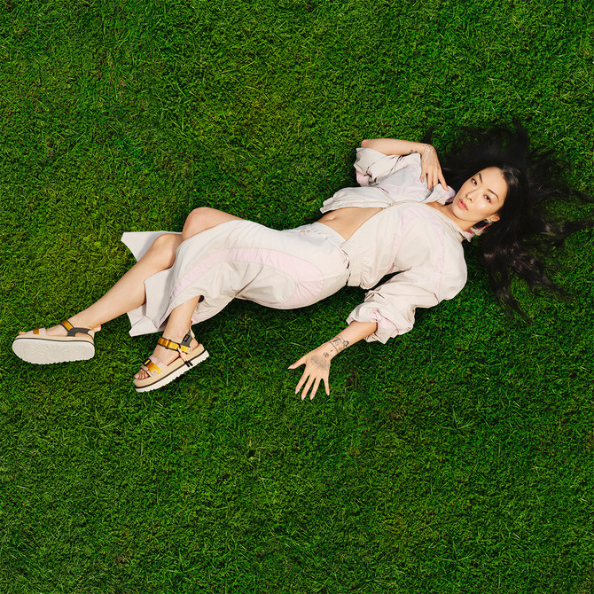 UGG australia GOLDENSTAR WILDWOOD - Beige kombiniert