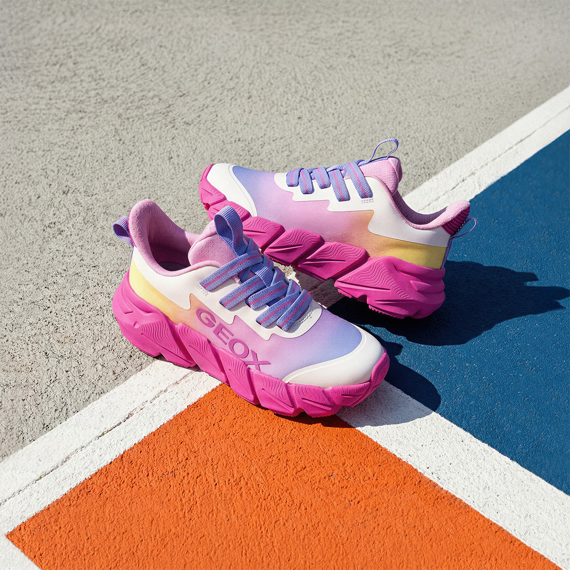 Geox FLEXYPER FAST - Rosa / Bunt