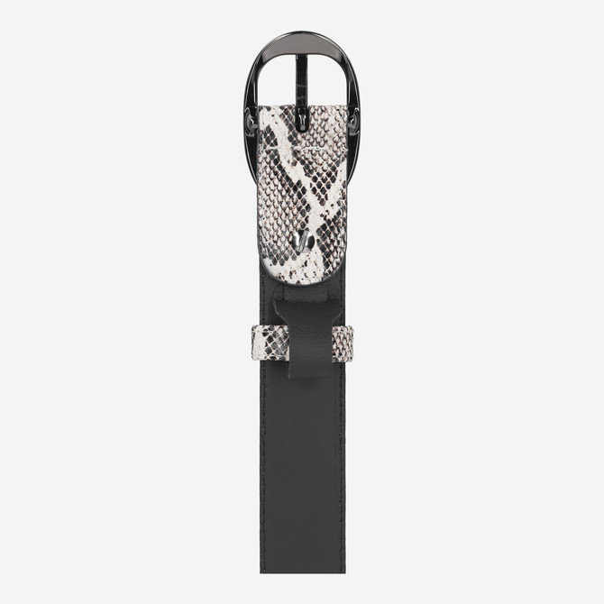 Floris van Bommel De Belter - Black / White (Reptile) - Top view