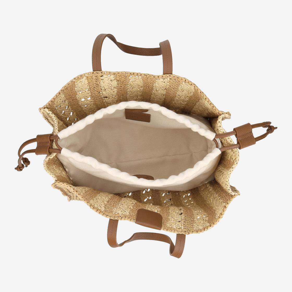 Boss BOSS BEYOND Tote RF - Beige - Top view