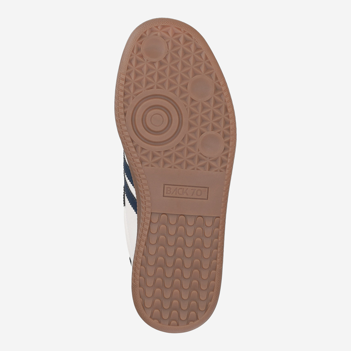 BACK 70 DOUBLE - Blue, combined - Top view