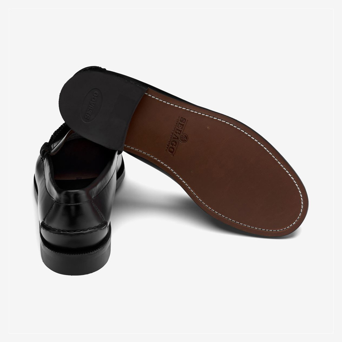 Sebago CLASSIC DAN - Schwarz - Draufsicht
