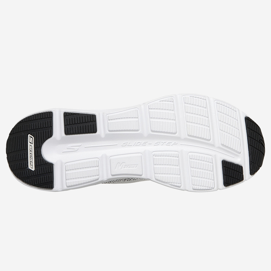 Skechers GLIDE STEP - White - Top view