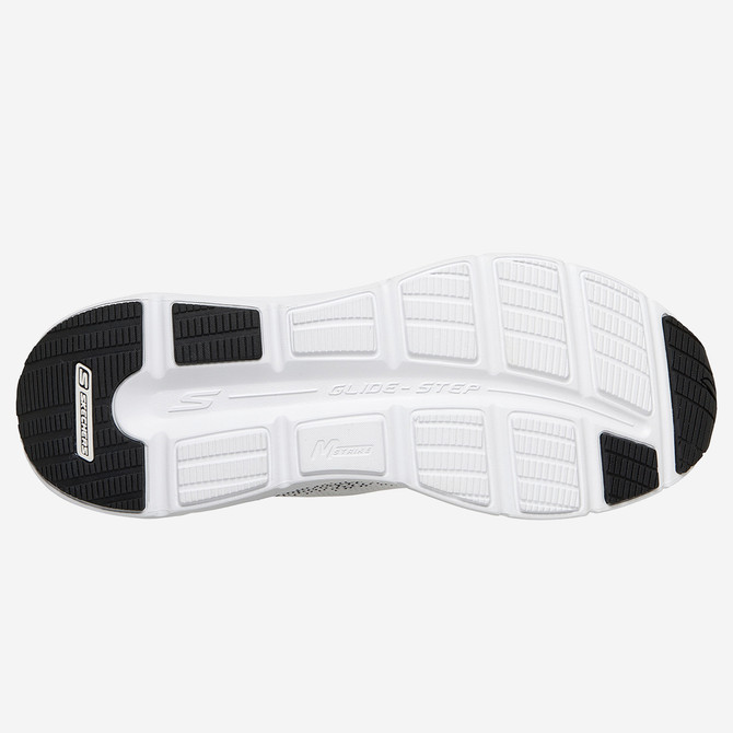 Skechers GLIDE STEP - White - Top view