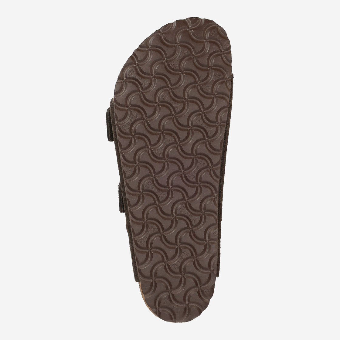 birkenstock ARIZONA SUEDE LEATHER - Brown, dark - Top view