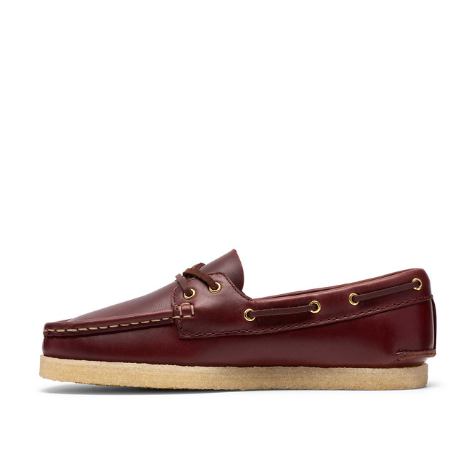 Clarks Godney Boat - Brown - Top view