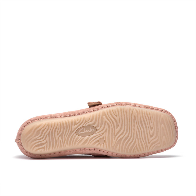 Clarks Freckle Tbar - Rose - Top view