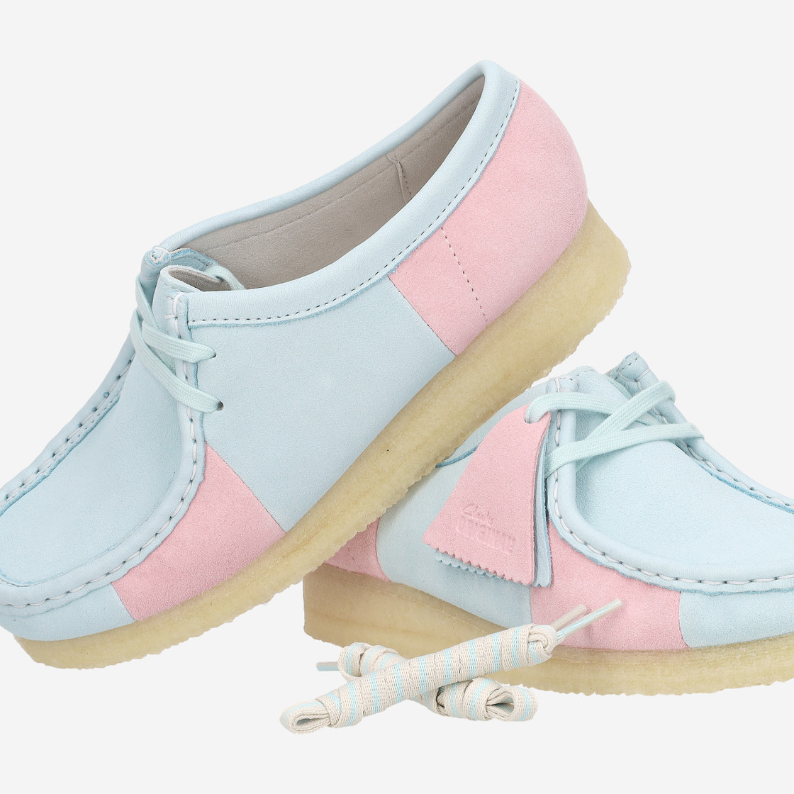 Clarks Wallabee - Blue, combined - special image