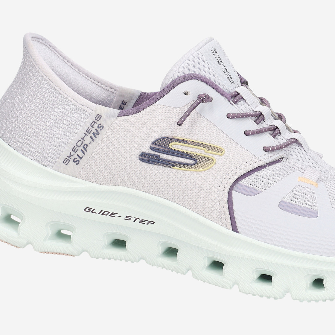 Skechers GLIDE STEP - Weiß /  Lila  - Sonderbild