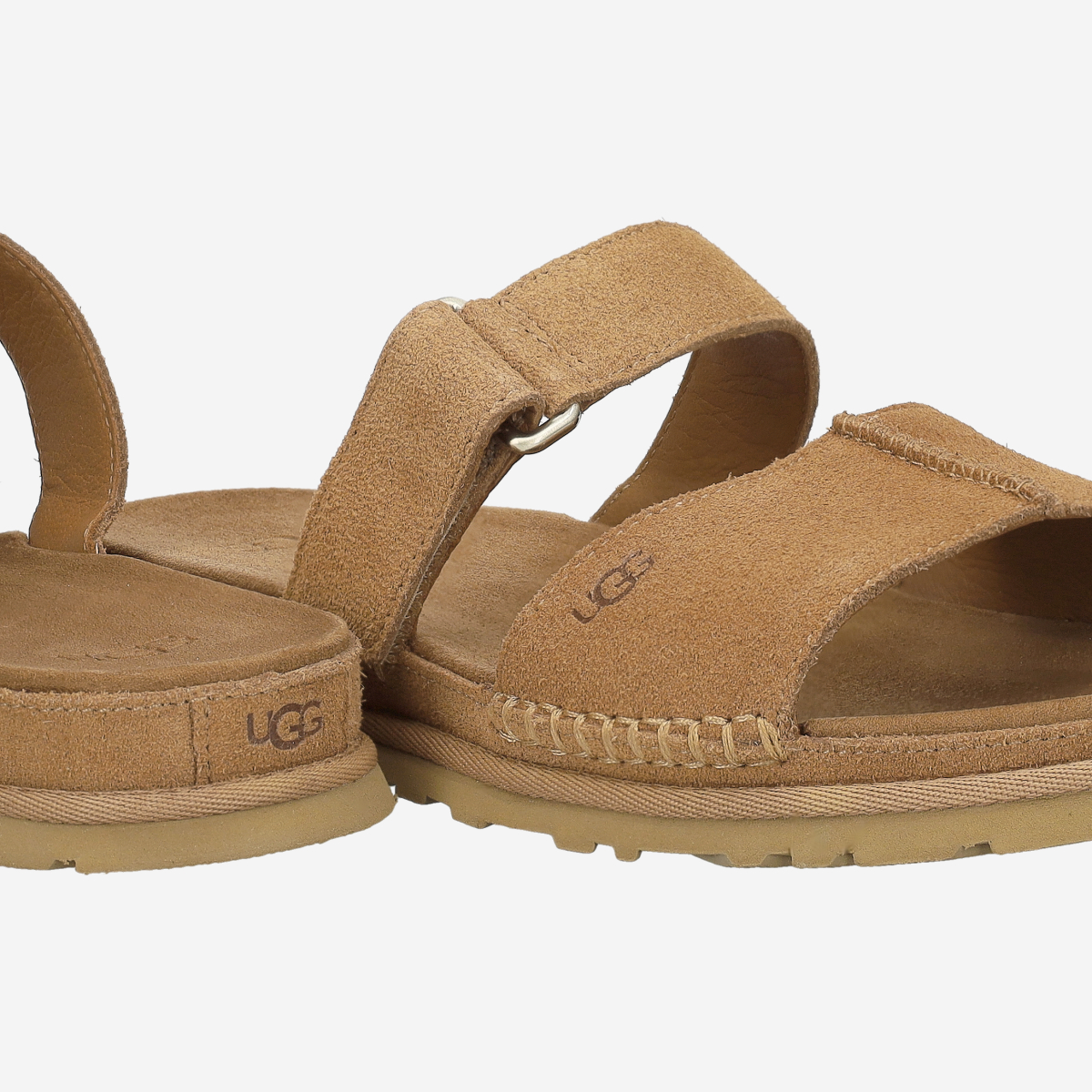 UGG アンスレーブラック　未使用 UGG 1178590-CHE GOLDENGLAZE SLIDE Sandaletts in brown buy online