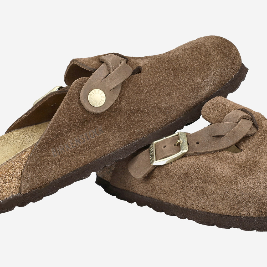 birkenstock BOSTON BRAIDED - Braun, dunkel - Sonderbild
