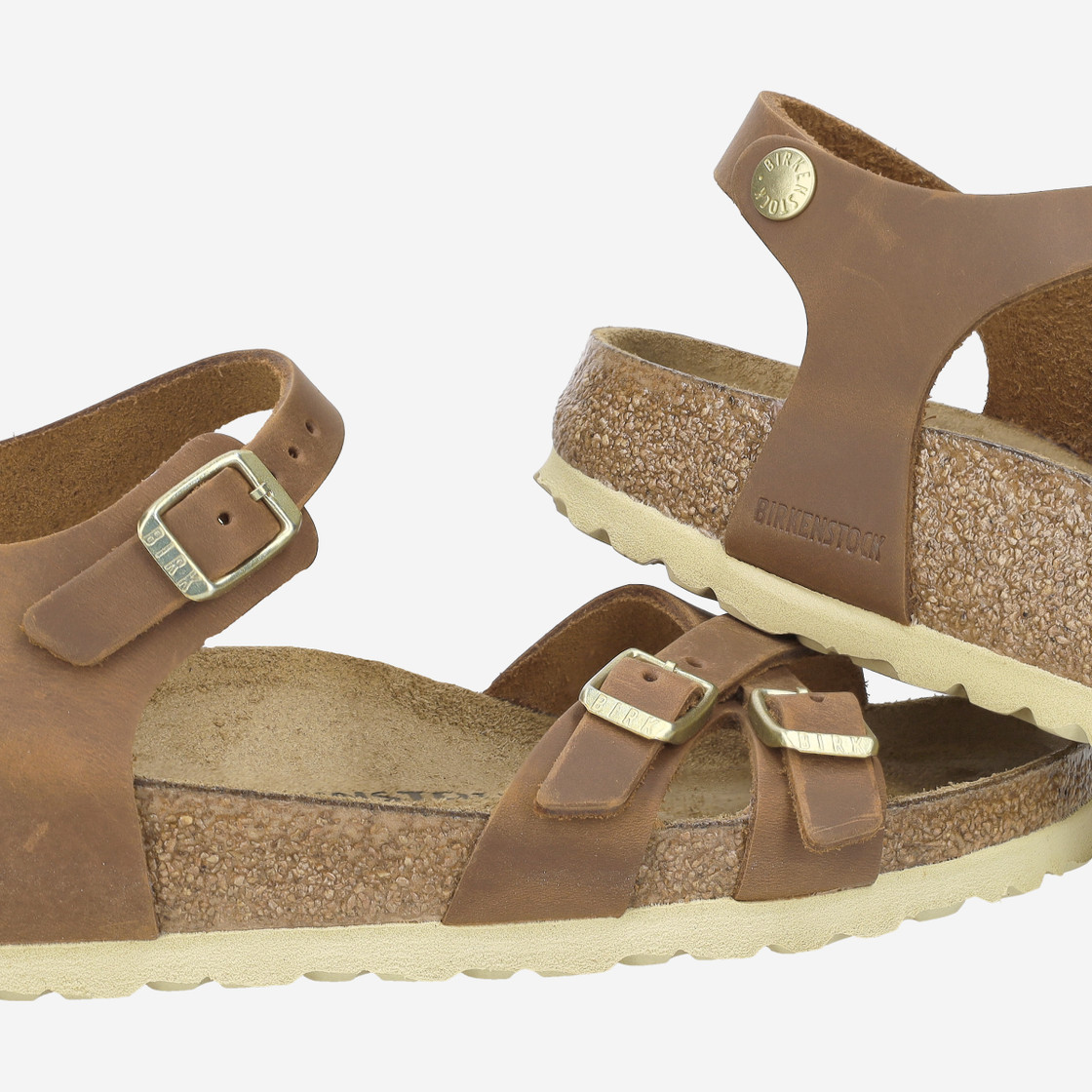 birkenstock KUMBA NATURAL LEATHER - Brown - Special image