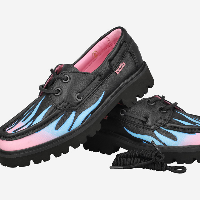 Clarks Cleyhill Fire x Bisous - Schwarz, kombiniert - Sonderbild