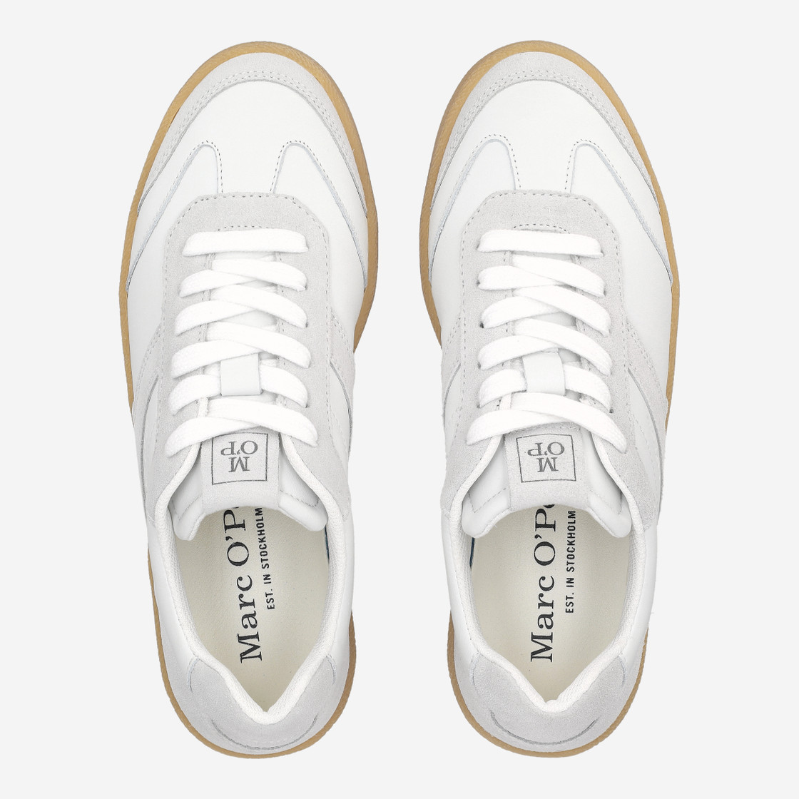 Marc O' Polo COURT M 4A1 - White,Grey - Sole