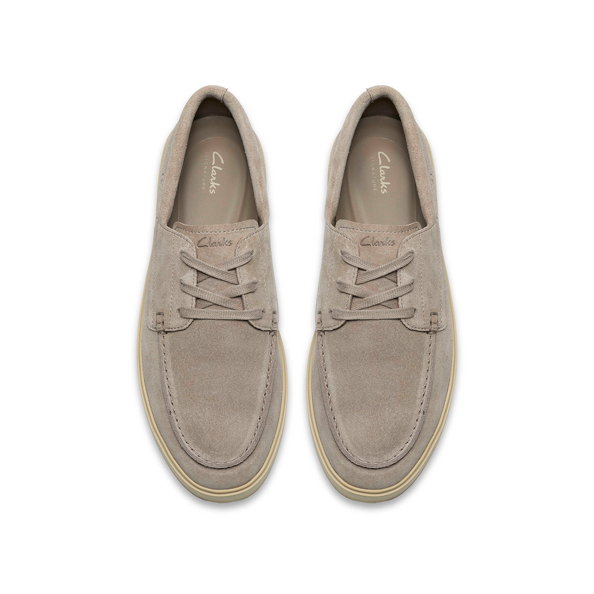 Clarks Lockford Boat 26186610 7 Lace-up shoes in gray buy online
