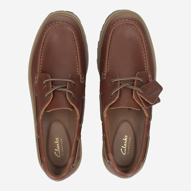 Clarks Cleyhill Boat - Brown - Sole