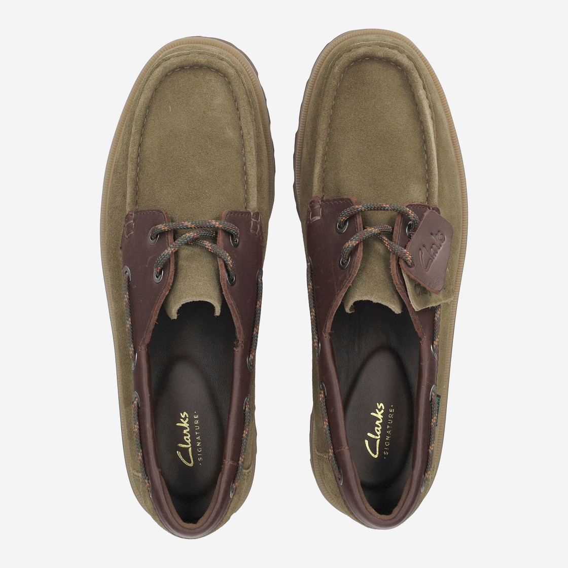 Clarks Cleyhill Boat - Green - Sole
