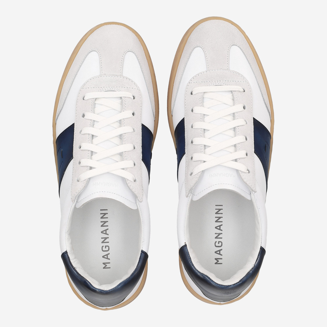 Magnanni 25851 - White combined - Sole